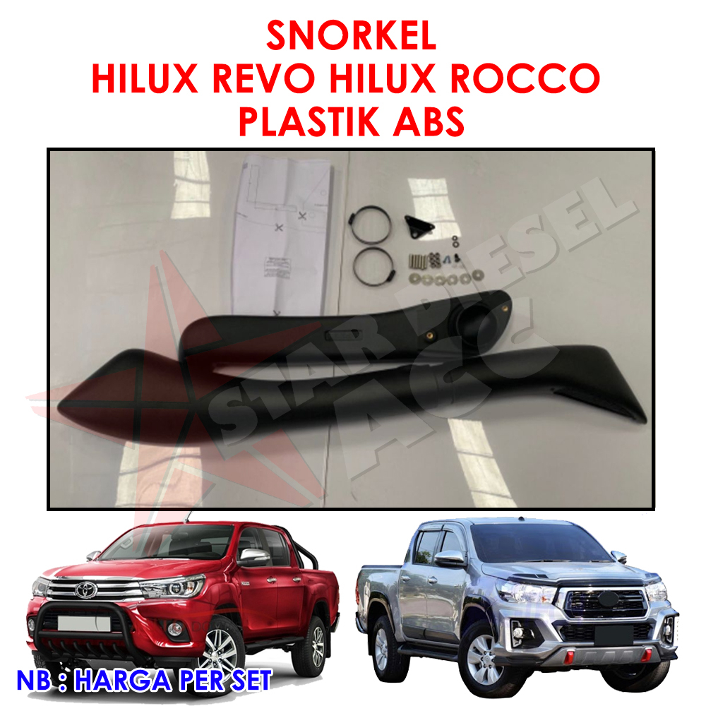 SNORKEL HILUX REVO HILUX ROCCO PLASTIK ABS