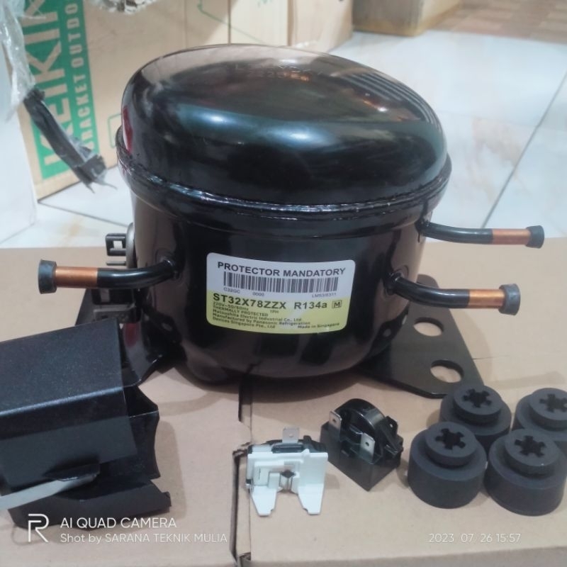 KOMPRESOR KULKAS 1 PINTU (Ukuran 1/8pk) Toshiba