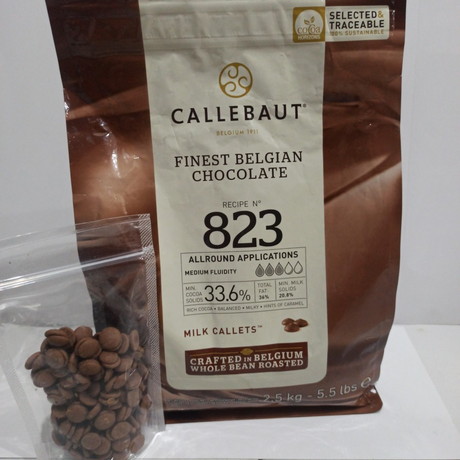 

Callebaut 823 Milk Callets Chocolate 33.6 % (repack) 100 gr