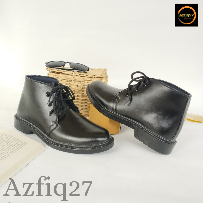 Sepatu Pdh Doff Tni Polri Security Paskibra Terbaru Tali 100% Original Merk Azfiq27 #5 Doff