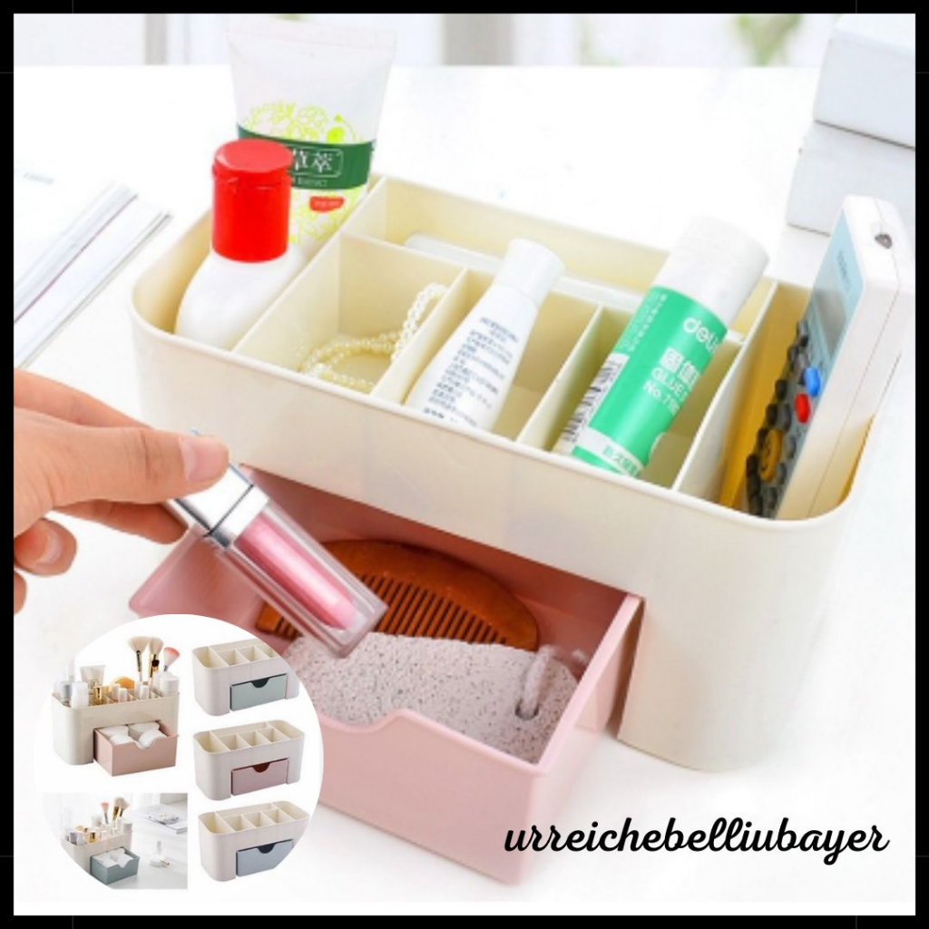 ❤urreichebelliubayer❤Rak Kosmetik Plastik Mini / Cosmetic Storage Drawer / Tempat kosmetik dan perhi