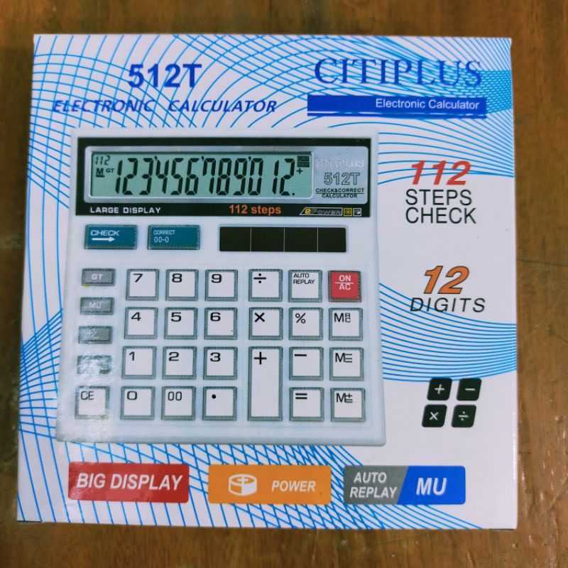 

KALKULATOR CITIZEN CT 512T/CT512T 12 DIGIT BESST SELLER