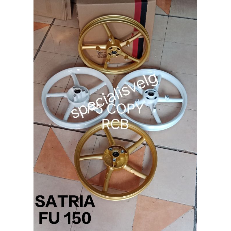 PELAK VELG RACING V ROSSI SATRIA FU PALANG 5 MODEL COPY RCB RING 17