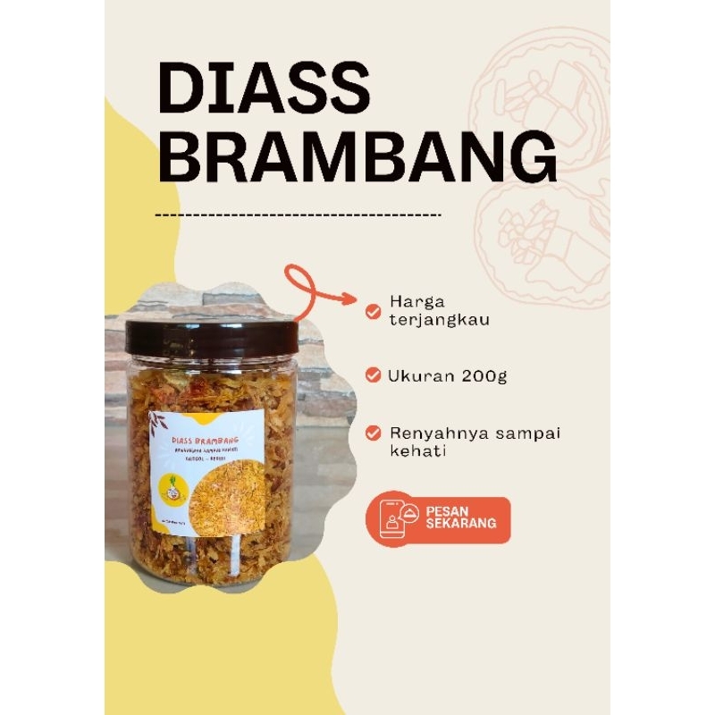 

Bawang goreng merah/brambang goreng 200g