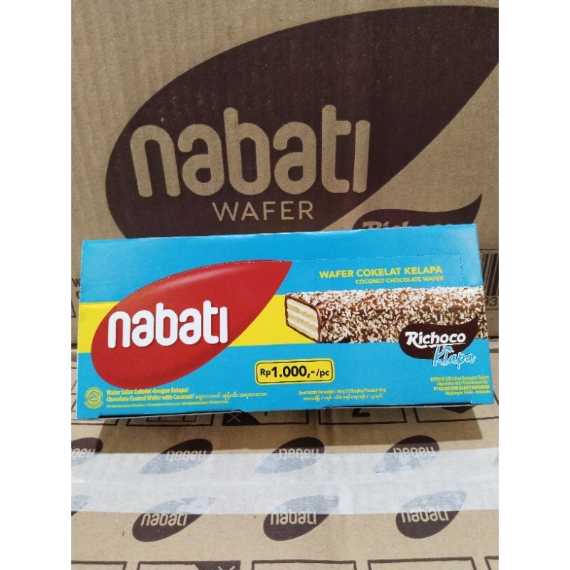 

NABATI COATED WAFER 14g WAFER COKELAT KELAPA