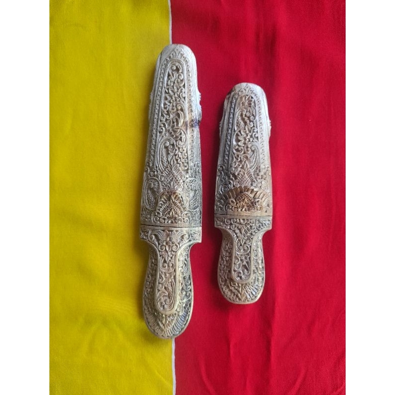 PESANAN Warangka tombak full ukir | GG F77B4 Deder keris | gagang keris | handle KERIS