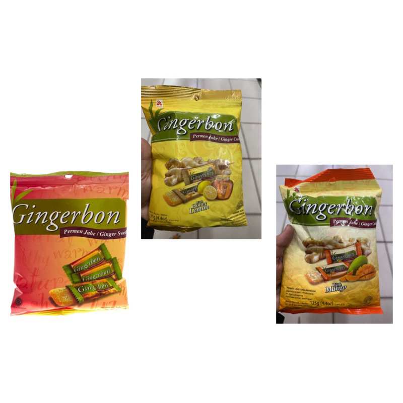 

Gingerbon Permen Jahe Aneka Rasa - 125g isi 31 butir (harga per pak)