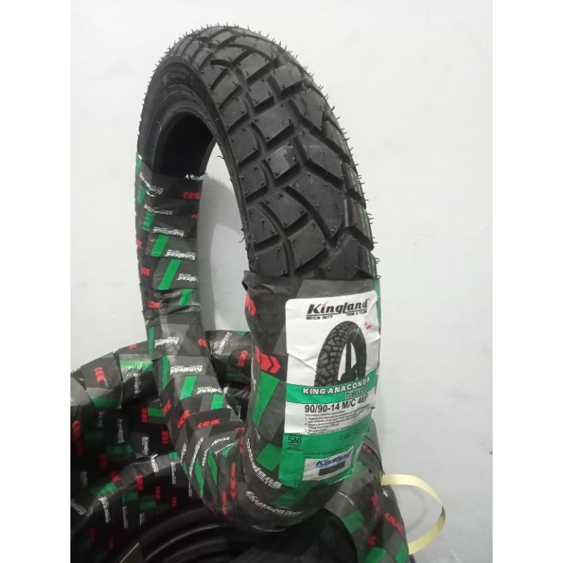 #Ban tubless 90/90 14 kingland anaconda dual purpose •