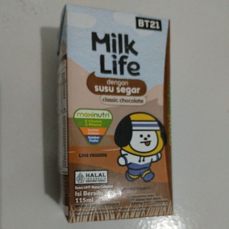 

susu UHT milklife milk life 115ml all variant