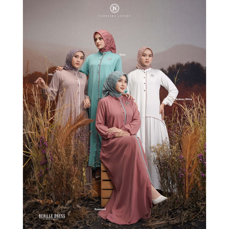 Special Price // Berille Dress Nadheera Luxury // COD // Baju Gamis Terbaru 2023 // Baju Gamis Canti
