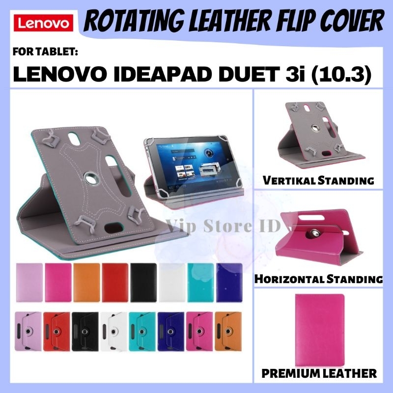 LENOVO IDEAPAD IDEA PAD DUET 3i TAB TABLET 10.3 INCH ROTATE FLIP BOOK COVER CASE CASING SARUNG KESIN