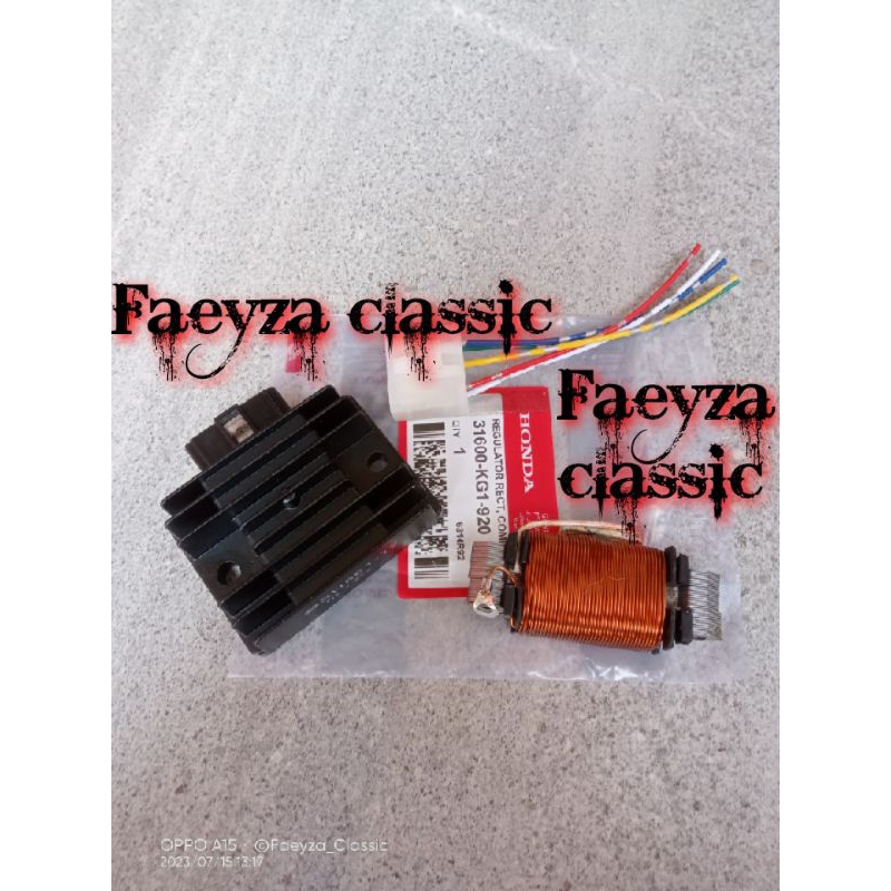 Paket Spul Spull Lampu HONDA WIN Fullwave sett Kiprok Original Honda Tiger.