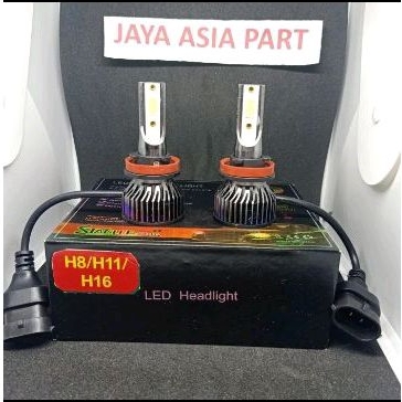 STANLEE LED H11/H8/H16 Bohlam Lampu LED H 11/H 8/H 16 Autovision Headlight Putih 6000K