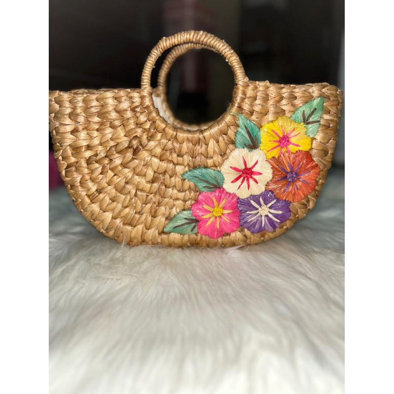 New Tas Enceng sulam ethnik