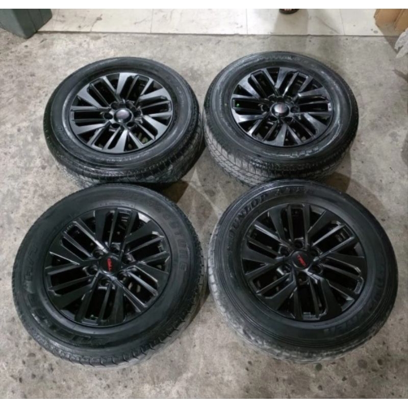 Velg ori fortuner trd R18 + ban 265/60/18 bridgestone