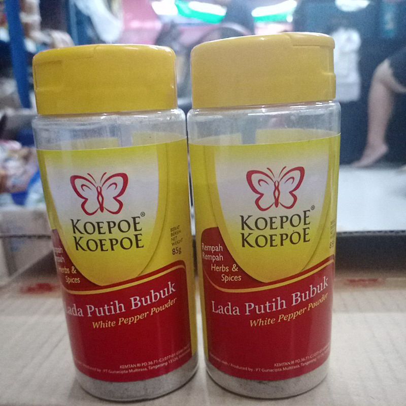 

Lada putih bubuk koepoe koepoe/lada putih bubuk besar/lada bubuk 85gram
