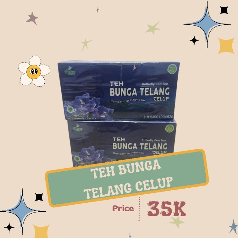 

Teh Bunga Telang Celup