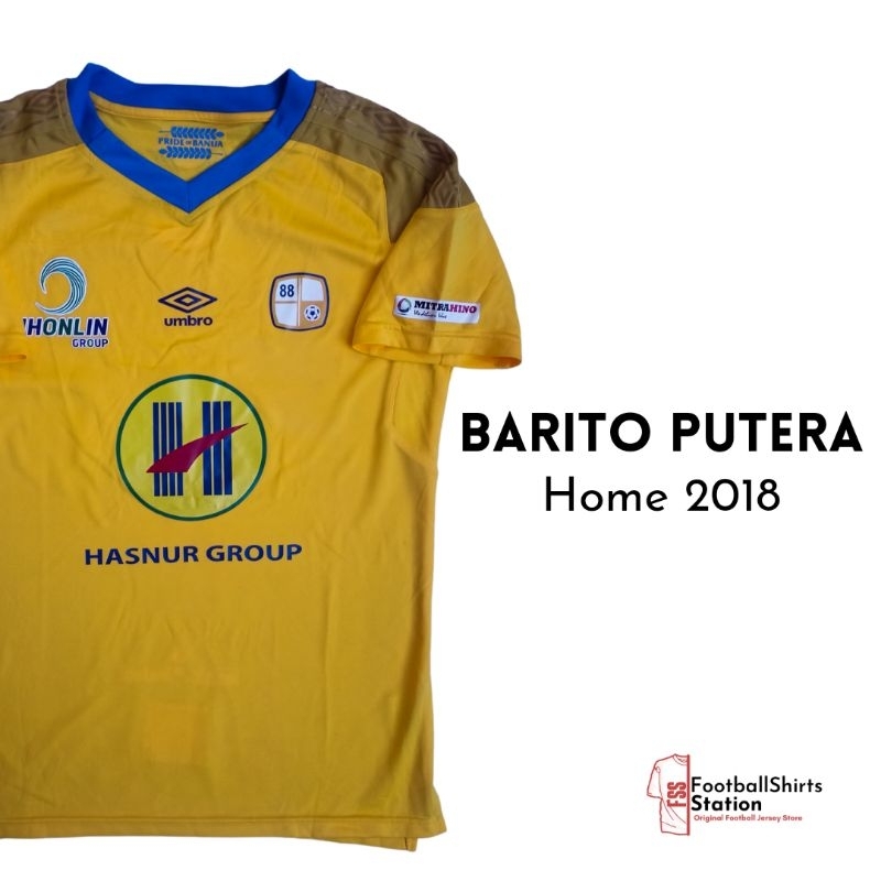 Jersey Barito Putera Home 2018 Level 3 Size L Original Umbro