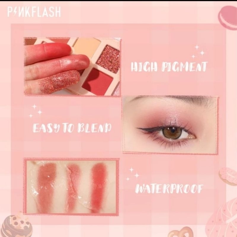 PINKFLASH 12 SHADES EYESHADOW PALETTE