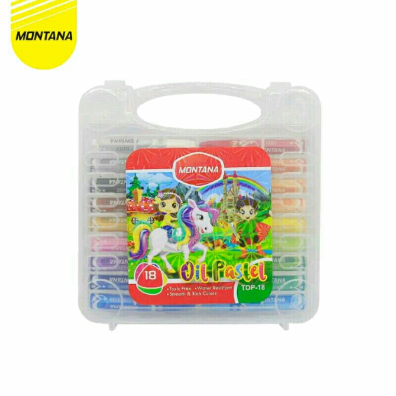 

Montana Crayon 18 Warna Kemasan Box Oil Pastel Warna Cerah