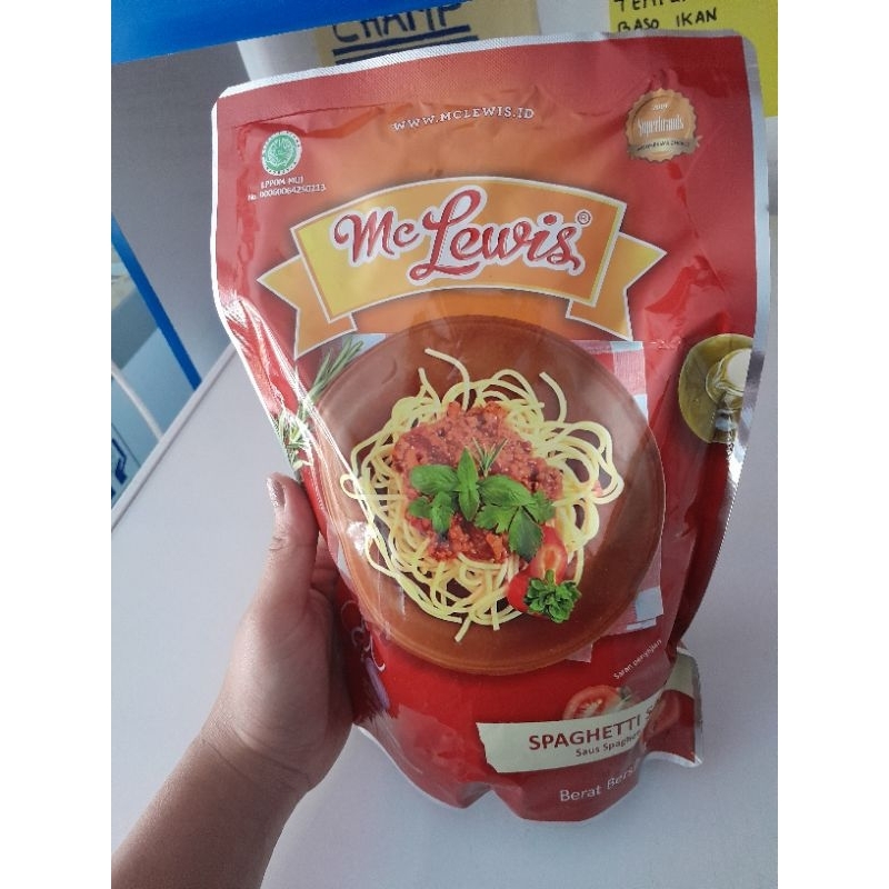 

MC lewis spaghetti sauce 1kg