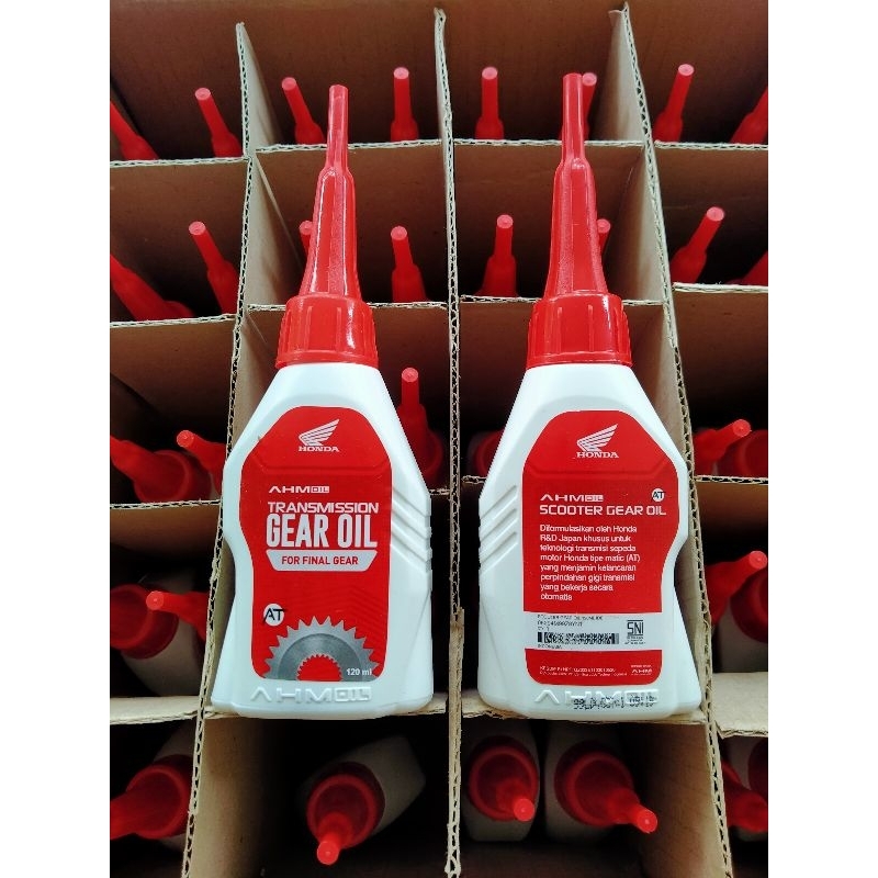 Oli gear AHM 120 ml oli gir ahm Honda 120ml oli gardan motor Honda matic||Beat, Vario,PCX,dan motor 