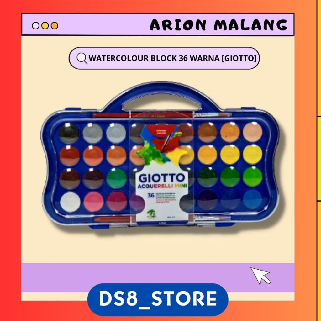 

Watercolour Block 36 Warna GIOTTO