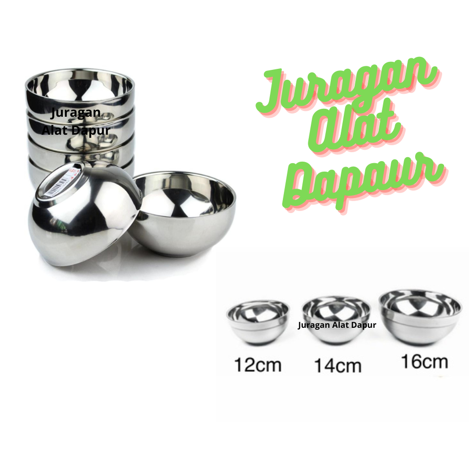 Stainless Steel Bowl / Mangkok Stainless Steel