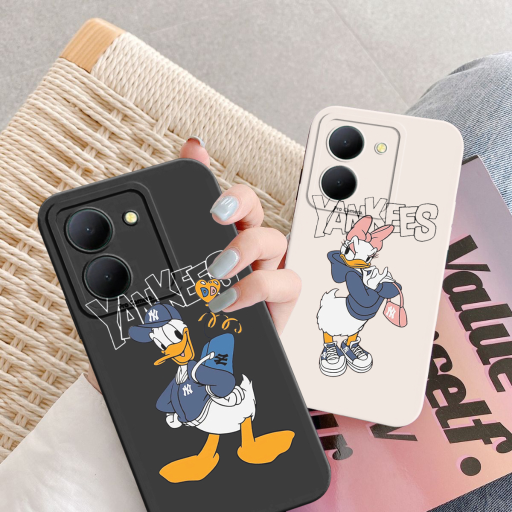 [SVN1] Softcase Prokamera Vivo Y36 4G/5G Motif Donald Duck Couple - Case Hp Vivo - Case Cewek Cowok 