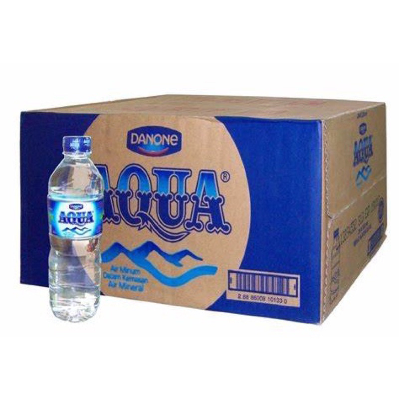 

AQUA BOTOL AIR 600ml KEMASAN ISI 24 BOTOL PER DUS