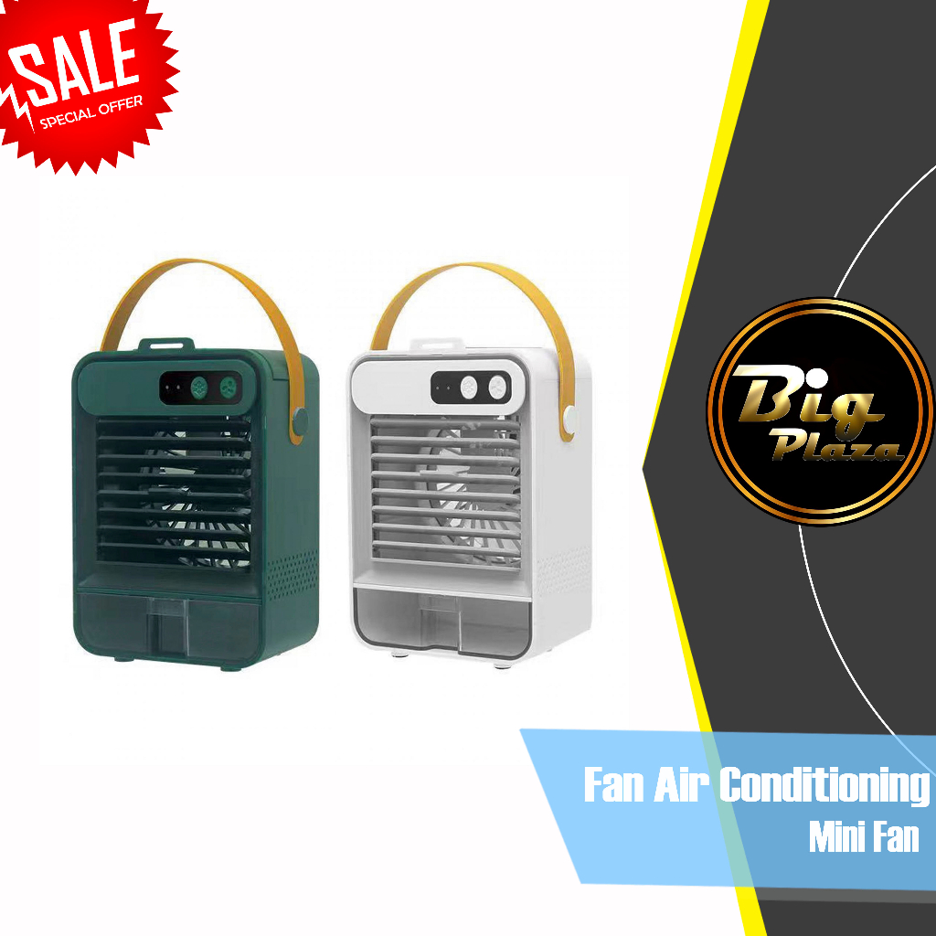 Fan Air Conditioning Mini Fan Rechargeable Kipas AC Cas Portable 0937