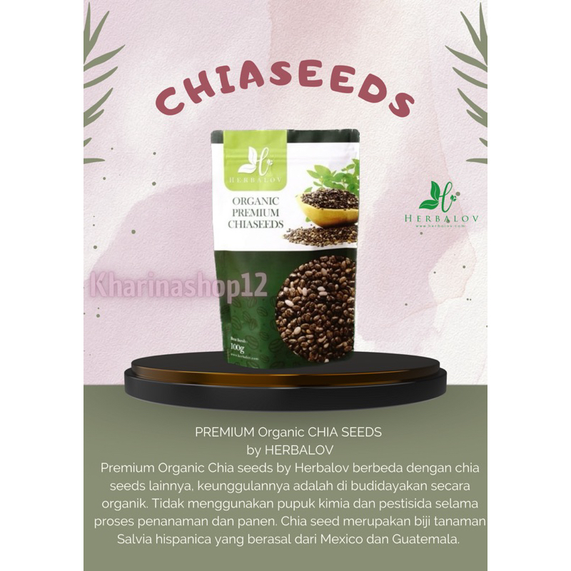 

CHIASEEDS ORGANIK PREMIUM BY HERBALOV