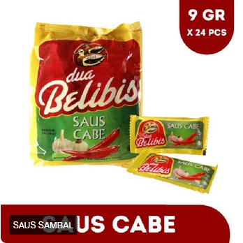 

SAOS TOMAT DUA BELIBIS SACHET 9GR X 24PCS TOMATO SAUCE