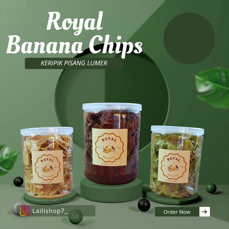 

Royal Banana Chips - Keripik Pisang Coklat Lumer -Kripsang Lumer