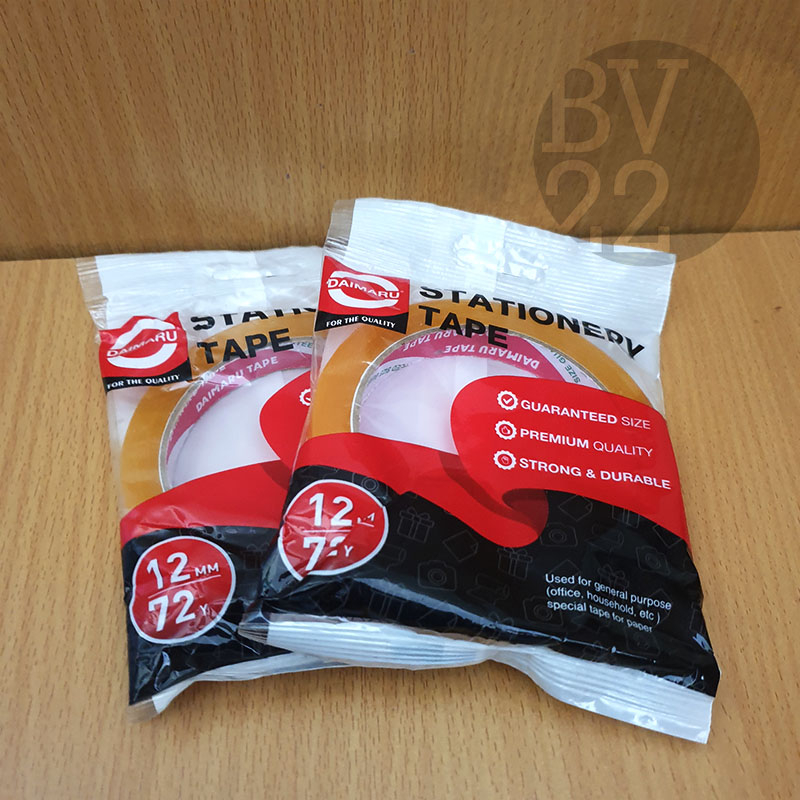 Lakban / Solasi / Selotip DAIMARU Bening 12mm