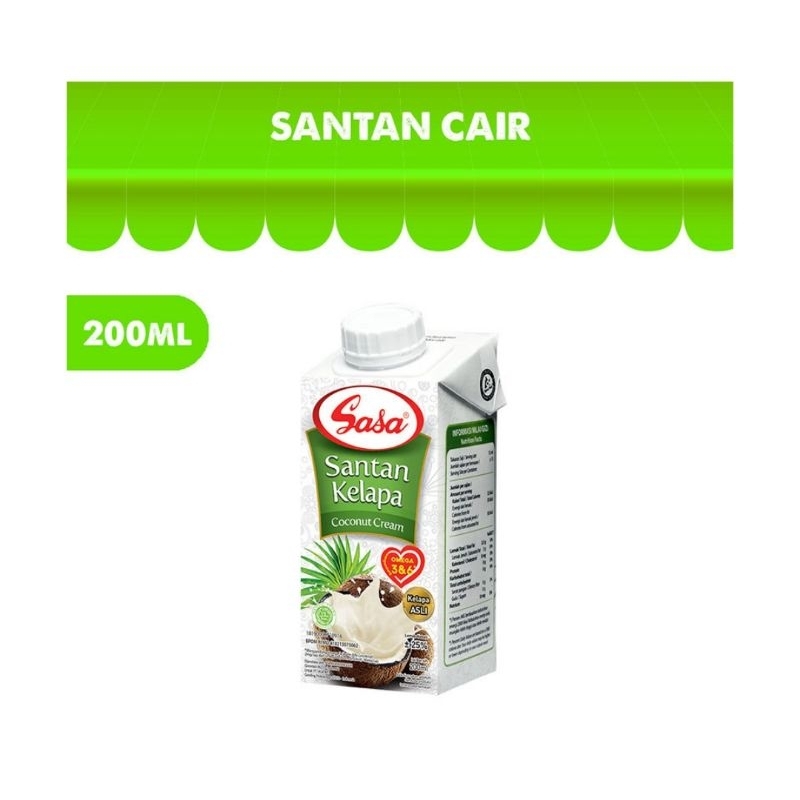 

Sasa santan kelapa cair 200ml