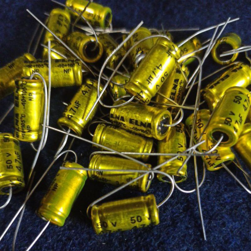 ELCO NON POLARD 4,7uf/50V ELNA isi 10pcs