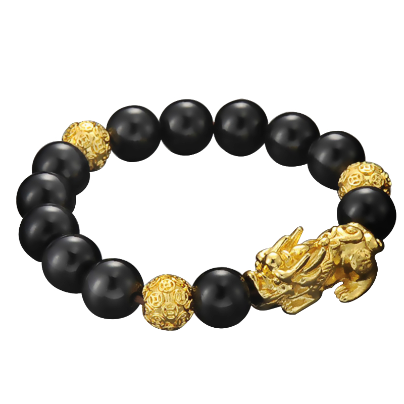 BIDEN Gelang Pria Bracelets*1 Hadiah Bisnis Mode Kasual Pria-Black