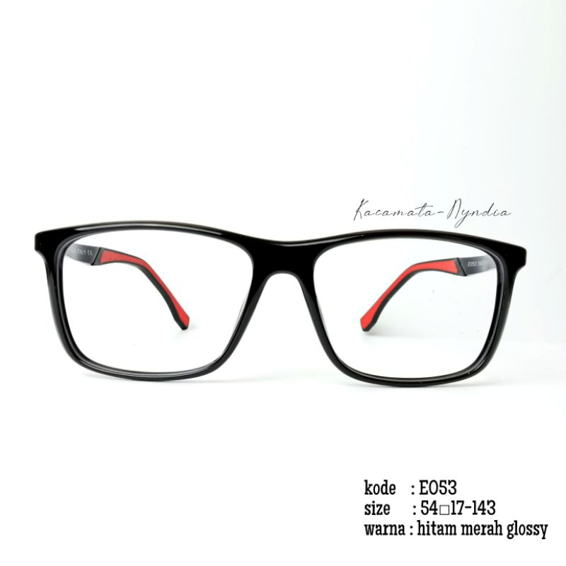 Nyndia - Kacamata Kotak Premium E053