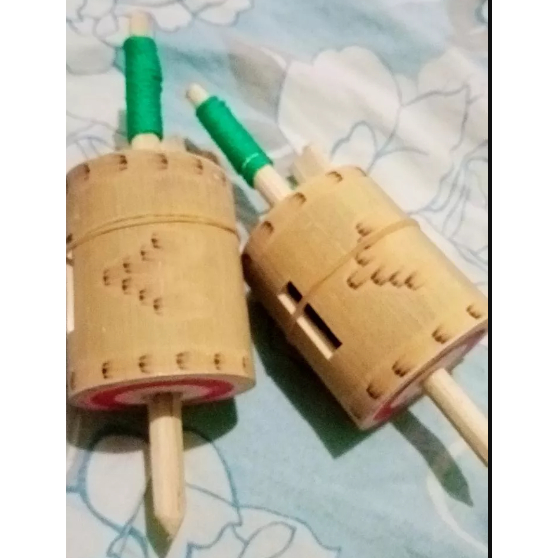 gasing bambu / mainan tradisional / mainan jadul / mainan tradisional gangsing bambu muter bunyi / k