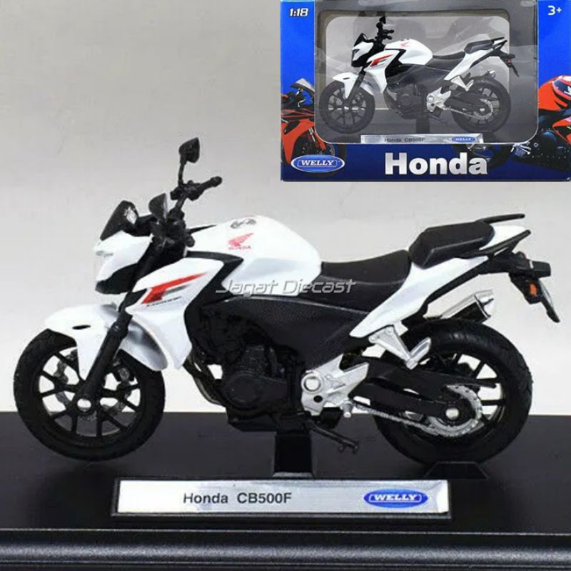 Welly Honda CB500F Mainan Motor Motoran Jagat Diecast Jagat_Diecast