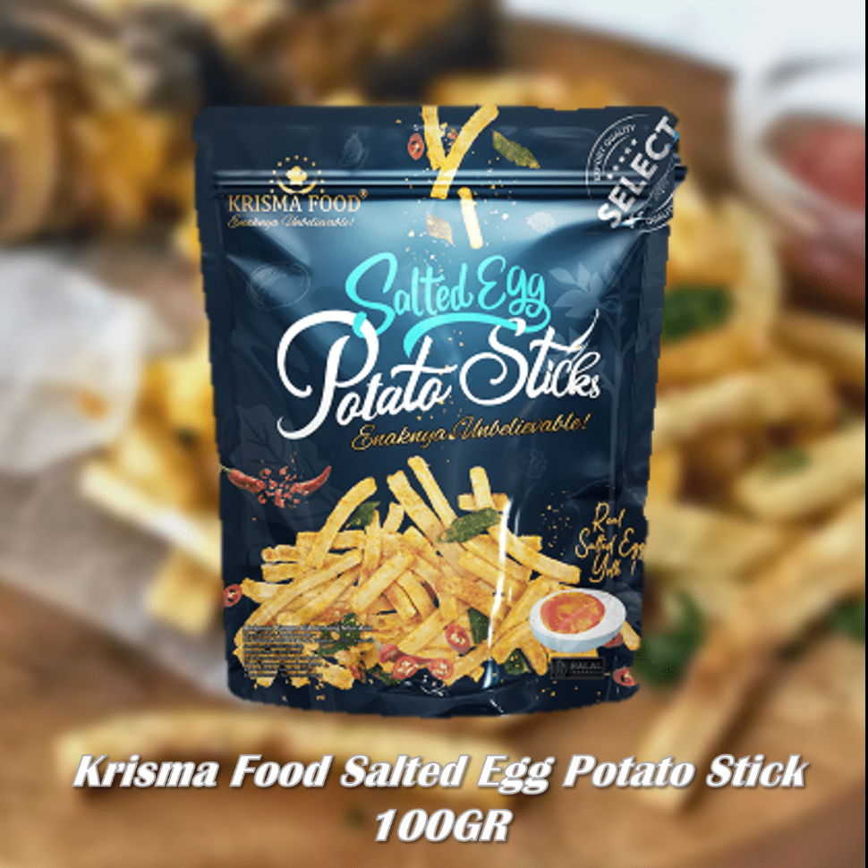 

Krisma food salted egg potato sticks 100GR