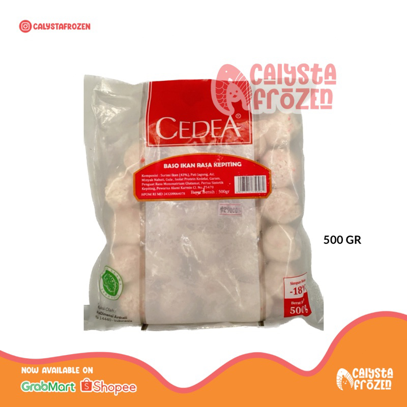 

CEDEA BAKSO KEPITING 500gr