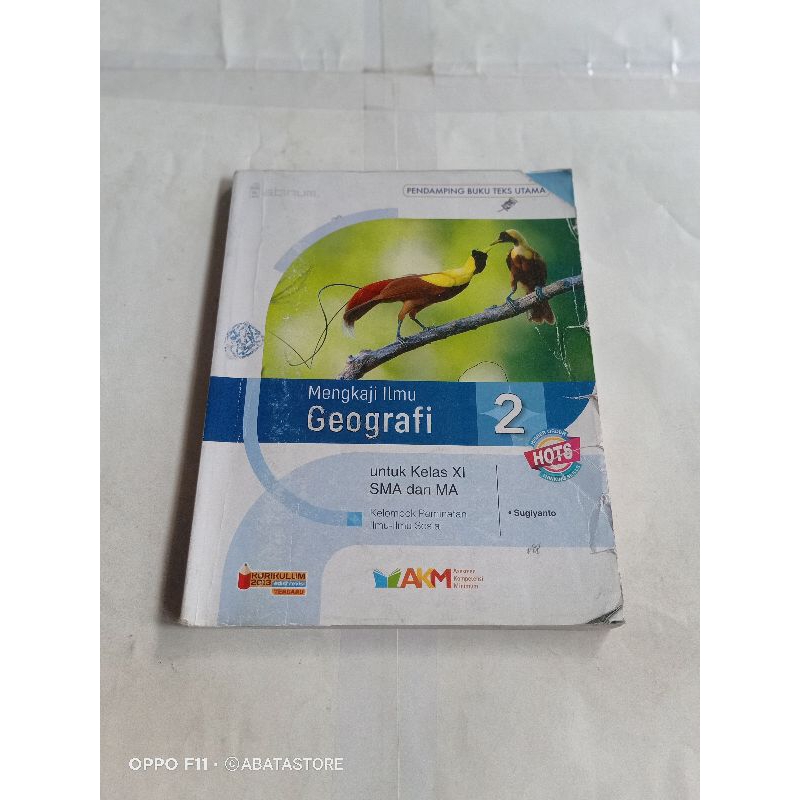 BUKU MENGKAJI ILMU GEOGRAFI SMA MA KLS XI K13 AKM SUGIYANTO