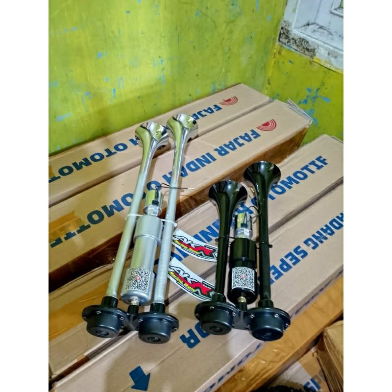 Klakson angin mobil freng byeng hino rk truck tronton big bus bus medium 12v 24v netral Wajib pakai 