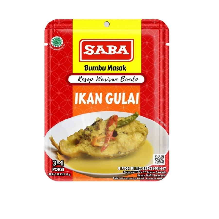 

Saba Bumbu Siap Pakai Ikan Gulai 40gr