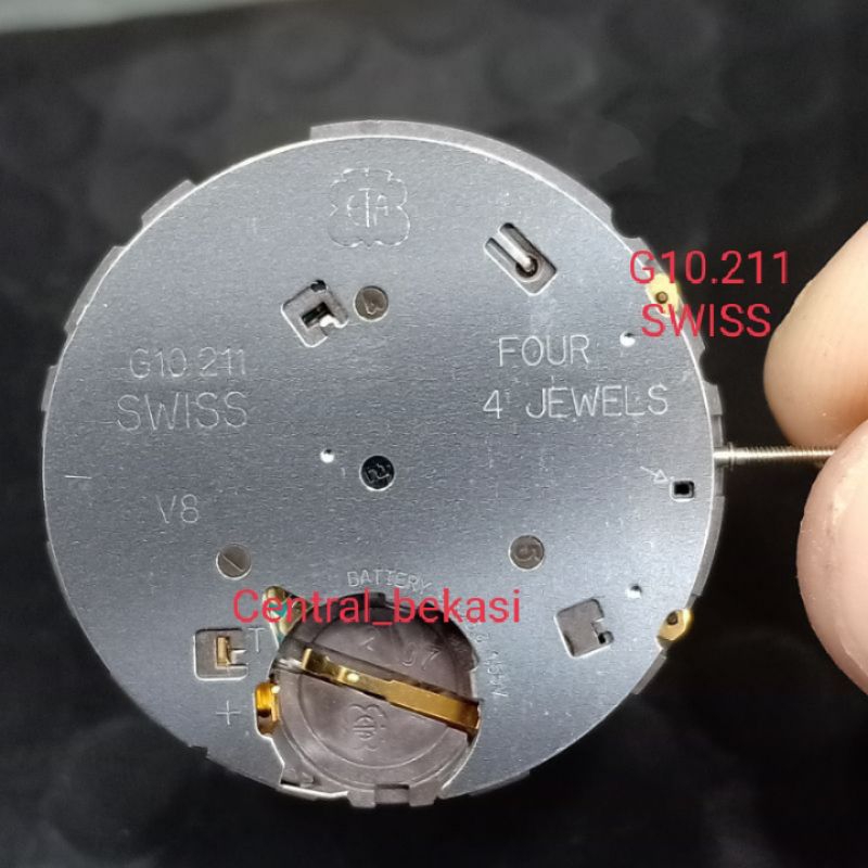 MESIN JAM TANGAN SWISS CHRONOGRAPH G10,211 ORIGINAL