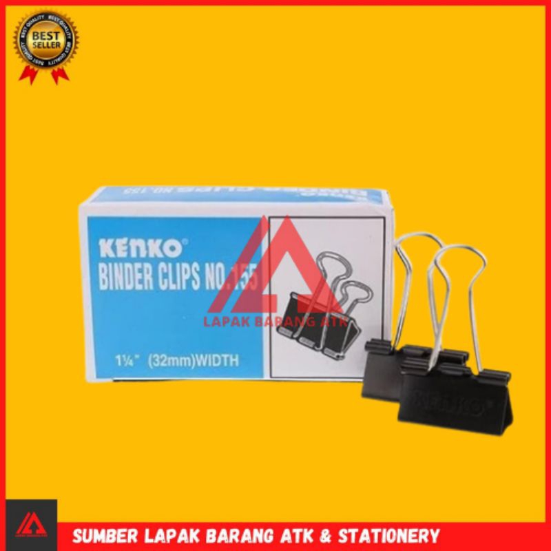 

Penjepit Binder Clip No 155 / Clip Kertas