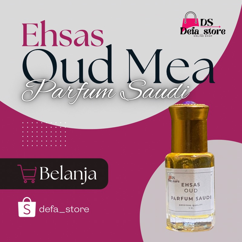 ehsas oud parfum saudi by mea bibit murni