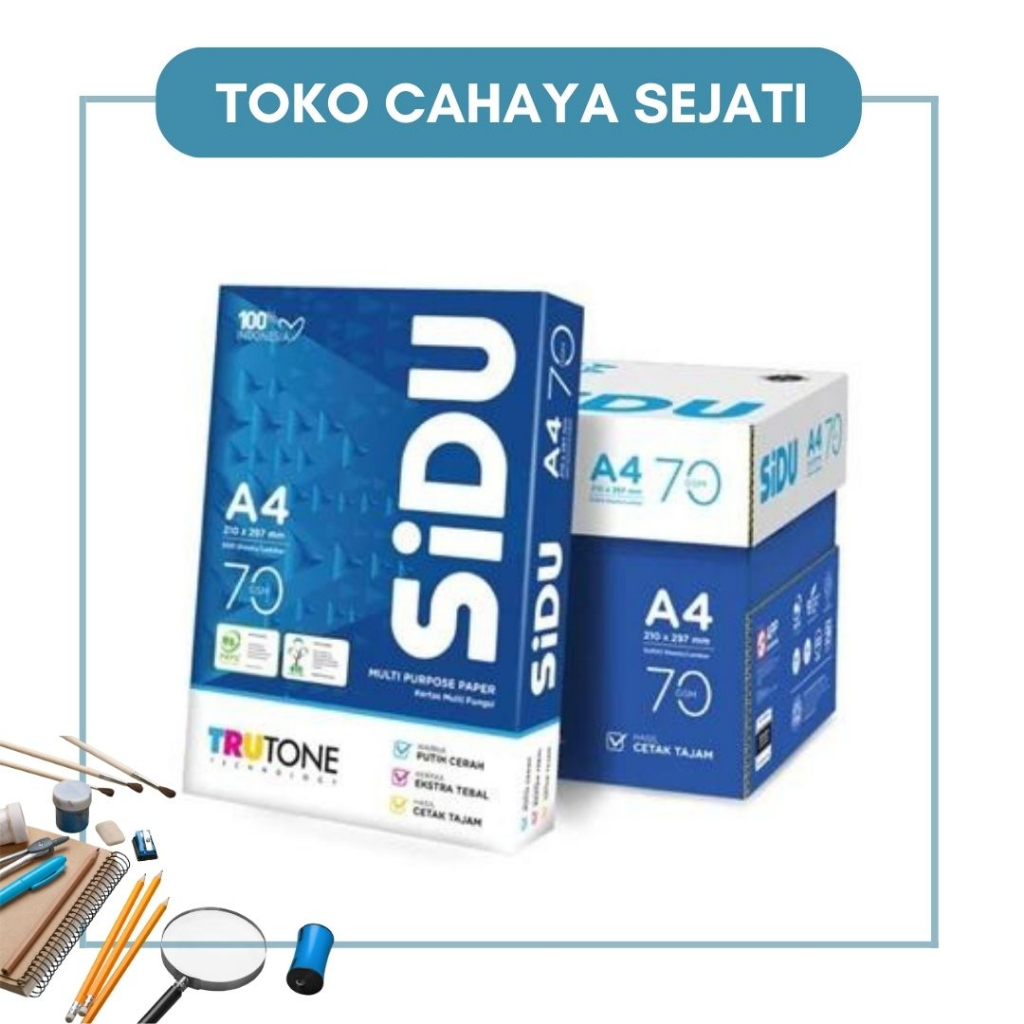 

Kertas HVS Sinar Dunia / Sidu A4 75 gsm